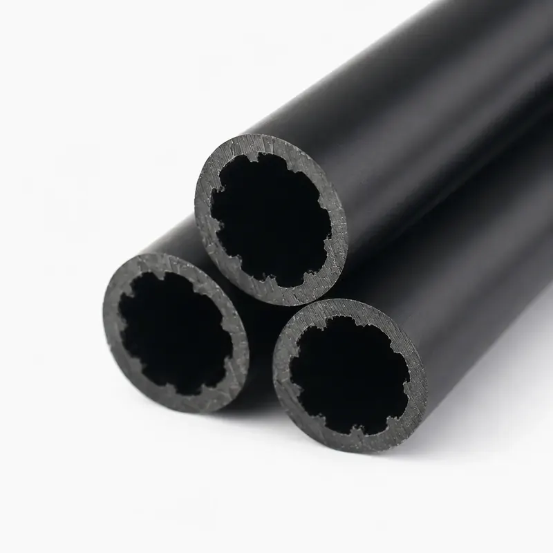 Three ABS inner-profile tube cross sections showing wall thickness