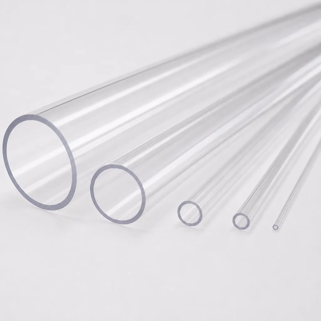 Clear PC tubes in several diameters